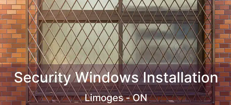  Security Windows Installation Limoges - ON