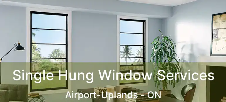  Single Hung Window Services Airport-Uplands - ON