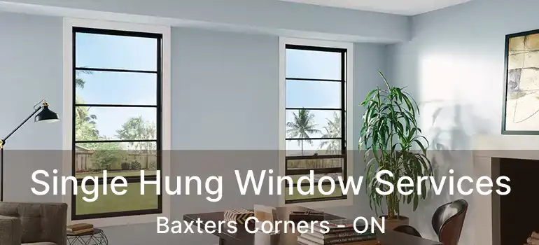  Single Hung Window Services Baxters Corners - ON