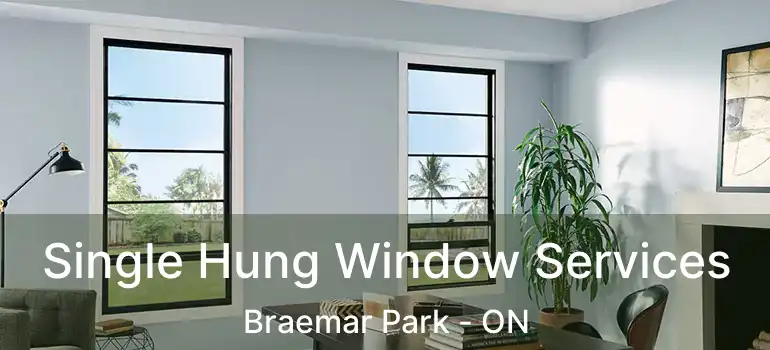  Single Hung Window Services Braemar Park - ON