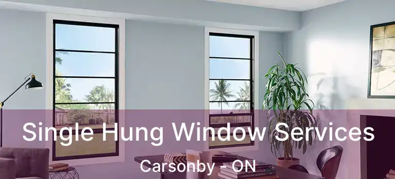  Single Hung Window Services Carsonby - ON