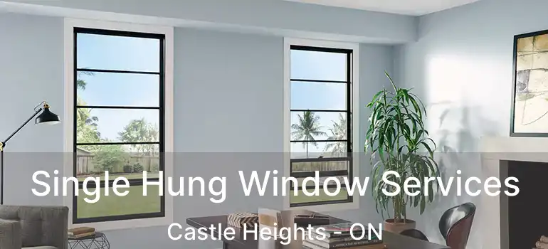  Single Hung Window Services Castle Heights - ON