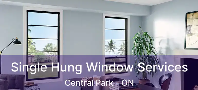  Single Hung Window Services Central Park - ON