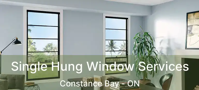  Single Hung Window Services Constance Bay - ON