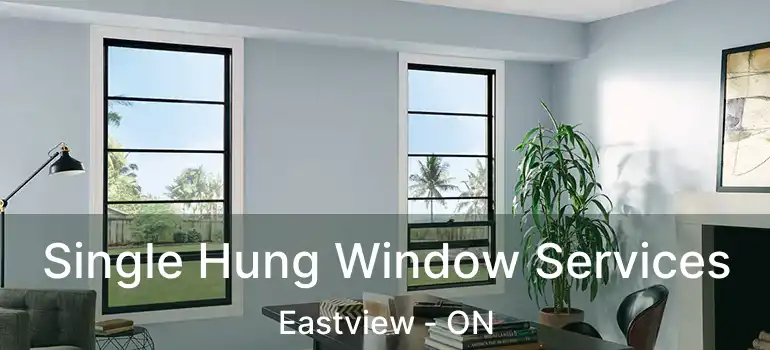  Single Hung Window Services Eastview - ON