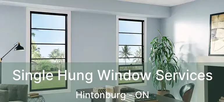  Single Hung Window Services Hintonburg - ON