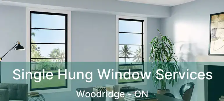  Single Hung Window Services Woodridge - ON