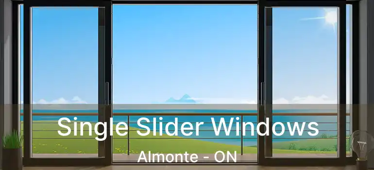  Single Slider Windows Almonte - ON