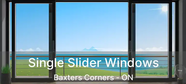  Single Slider Windows Baxters Corners - ON