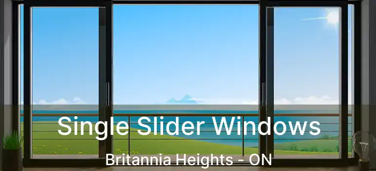  Single Slider Windows Britannia Heights - ON