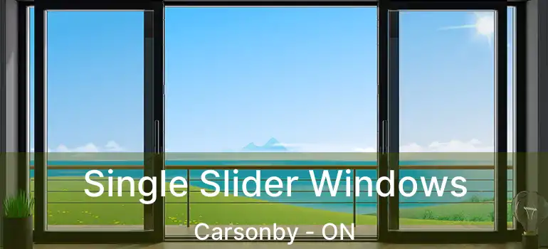  Single Slider Windows Carsonby - ON