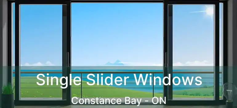  Single Slider Windows Constance Bay - ON