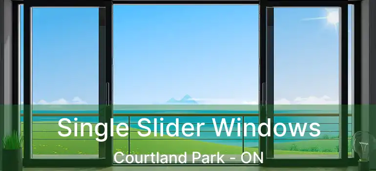  Single Slider Windows Courtland Park - ON