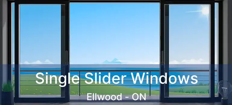  Single Slider Windows Ellwood - ON