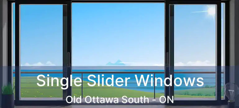  Single Slider Windows Old Ottawa South - ON