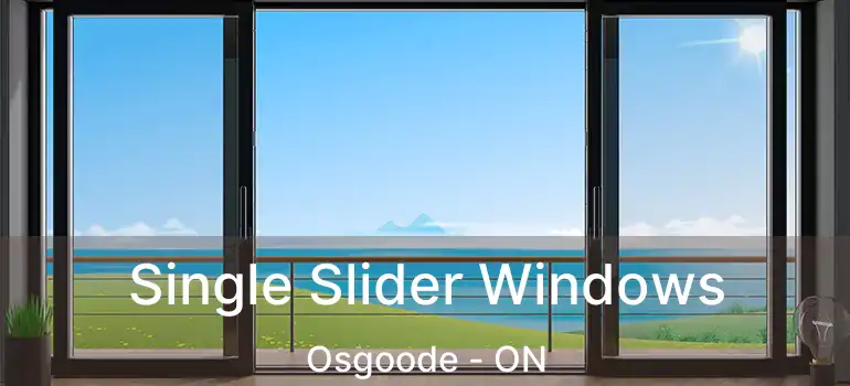  Single Slider Windows Osgoode - ON