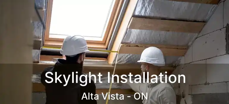  Skylight Installation Alta Vista - ON