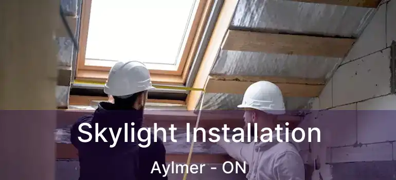  Skylight Installation Aylmer - ON