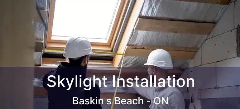  Skylight Installation Baskin s Beach - ON