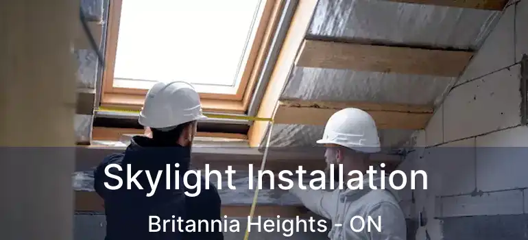  Skylight Installation Britannia Heights - ON