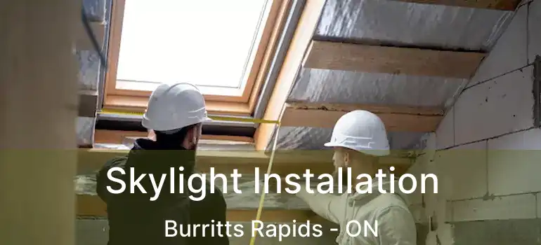  Skylight Installation Burritts Rapids - ON