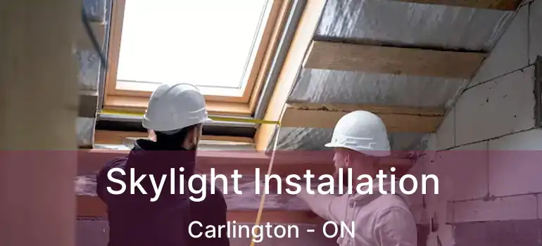  Skylight Installation Carlington - ON