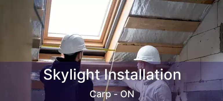  Skylight Installation Carp - ON