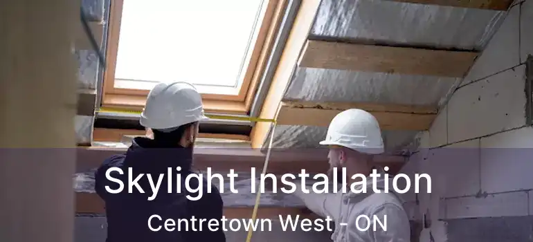  Skylight Installation Centretown West - ON