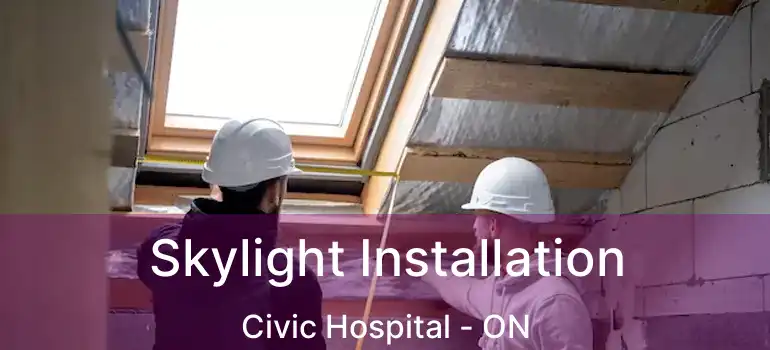  Skylight Installation Civic Hospital - ON