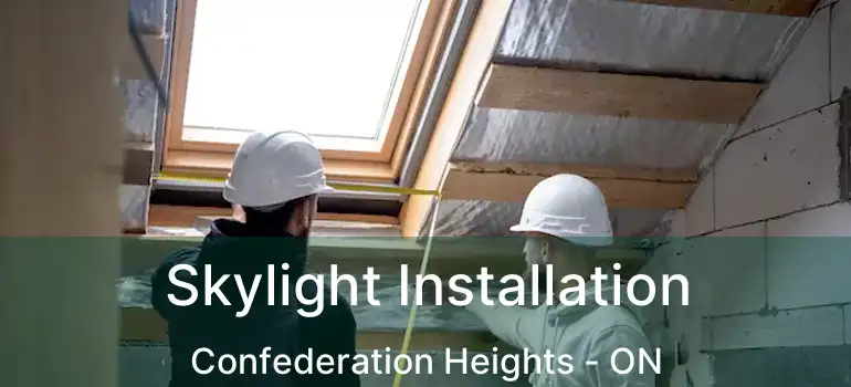  Skylight Installation Confederation Heights - ON