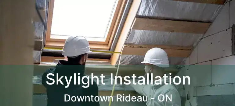  Skylight Installation Downtown Rideau - ON