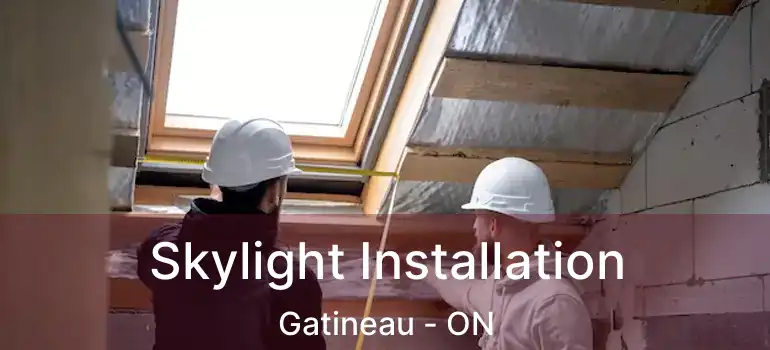  Skylight Installation Gatineau - ON