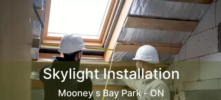  Skylight Installation Mooney s Bay Park - ON