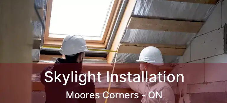  Skylight Installation Moores Corners - ON