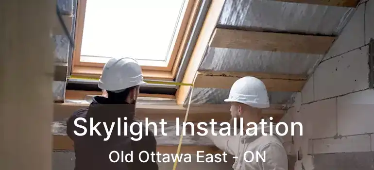  Skylight Installation Old Ottawa East - ON