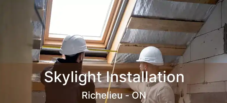  Skylight Installation Richelieu - ON