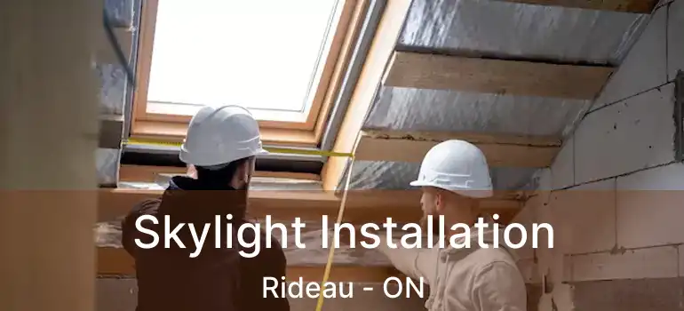  Skylight Installation Rideau - ON