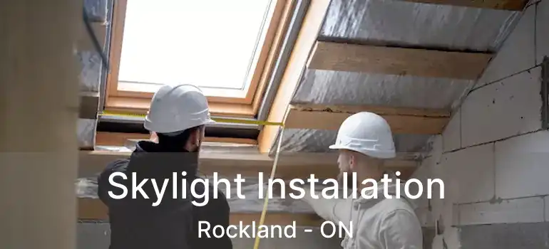  Skylight Installation Rockland - ON