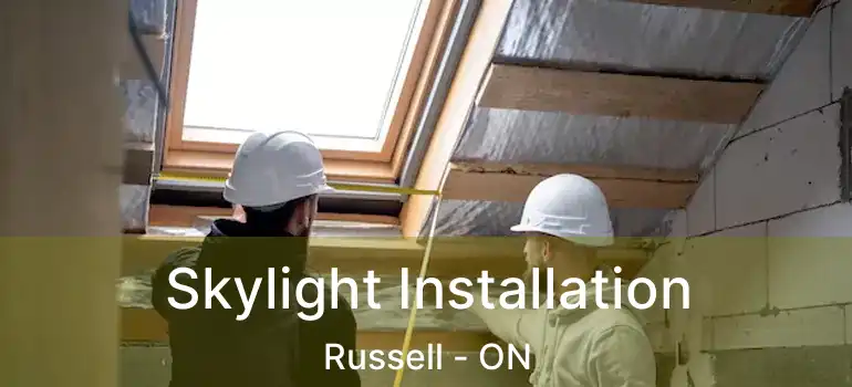  Skylight Installation Russell - ON