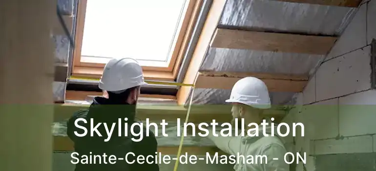  Skylight Installation Sainte-Cecile-de-Masham - ON