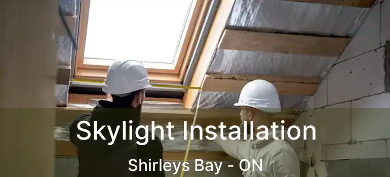  Skylight Installation Shirleys Bay - ON