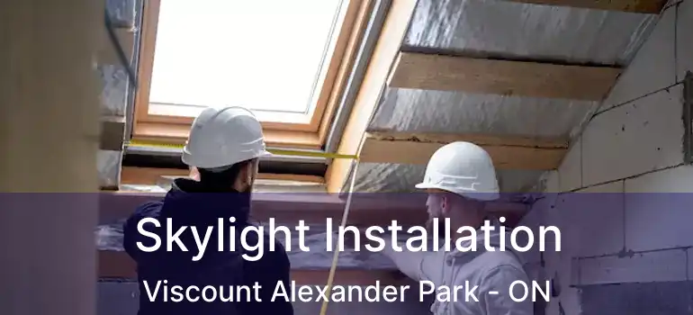  Skylight Installation Viscount Alexander Park - ON