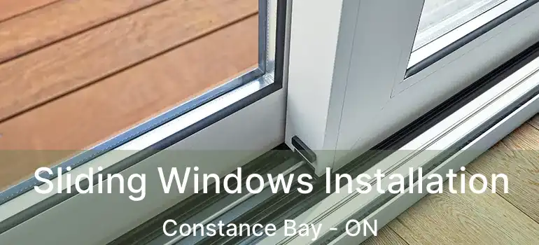  Sliding Windows Installation Constance Bay - ON