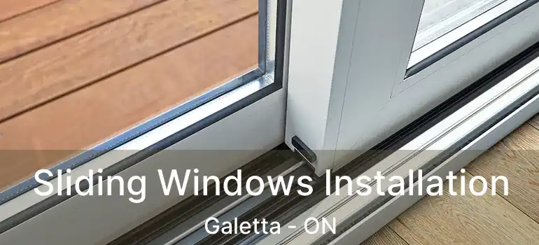  Sliding Windows Installation Galetta - ON