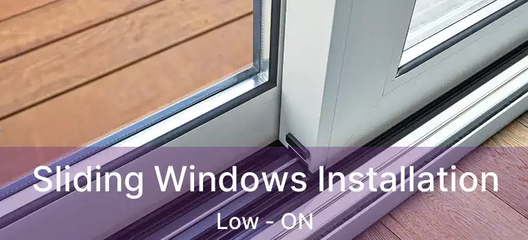  Sliding Windows Installation Low - ON