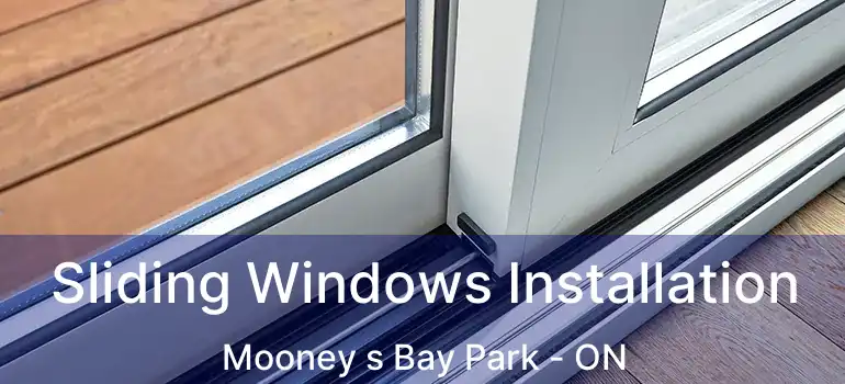  Sliding Windows Installation Mooney s Bay Park - ON