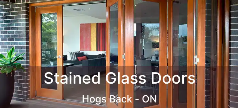  Stained Glass Doors Hogs Back - ON