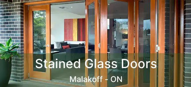  Stained Glass Doors Malakoff - ON