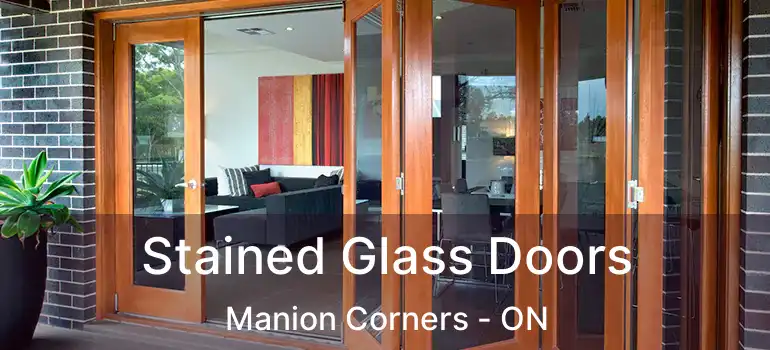  Stained Glass Doors Manion Corners - ON