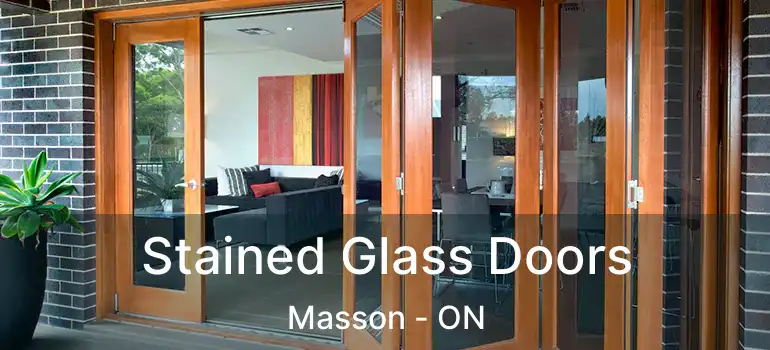  Stained Glass Doors Masson - ON